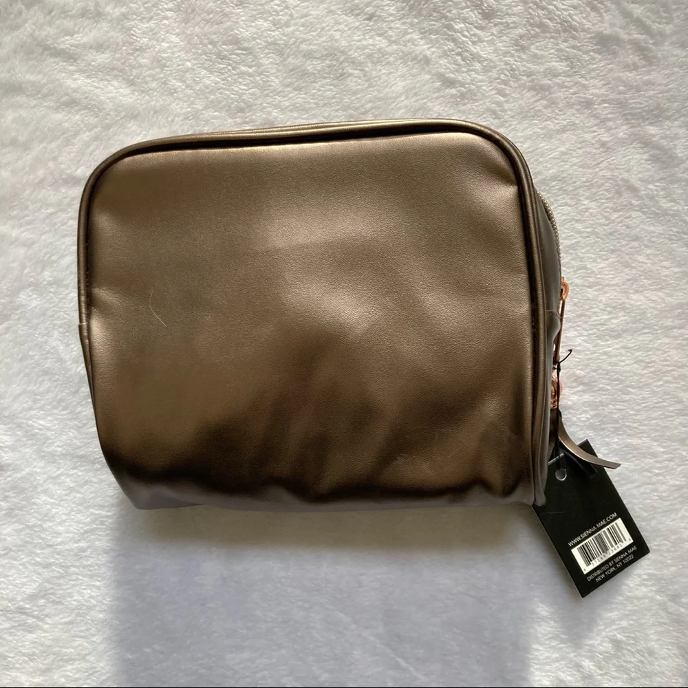 Sienna Mae makeup bag in brown